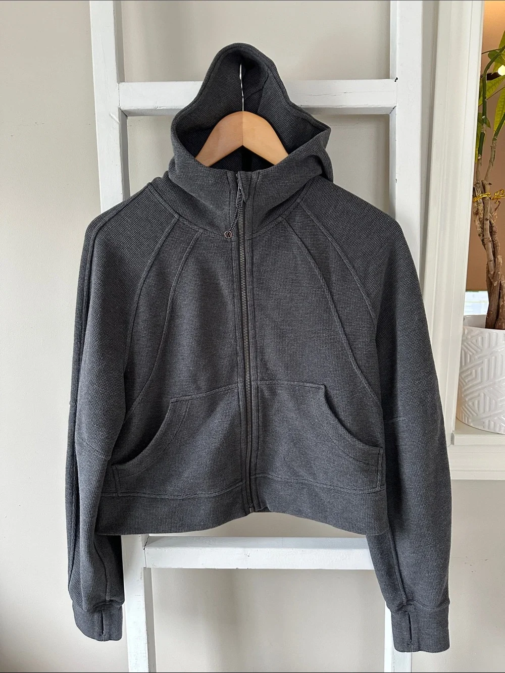 Lululemon Scuba Oversized Full Zip Waffle Hoodie